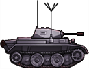 Sideview of Panzerspähwagen II Luchs